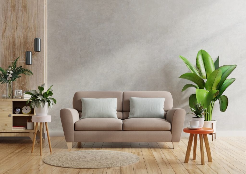 sofá e mobília comprados com Cofidis Crédito Pessoal Lar e Recheio