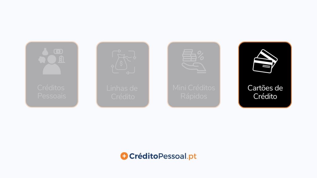 ilustração com opções de crédito rápido em Portugal e com destaque nos cartões de crédito