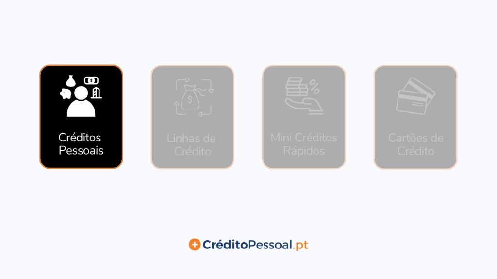 ilustração com opções de crédito rápido em Portugal e com destaque nos créditos pessoais